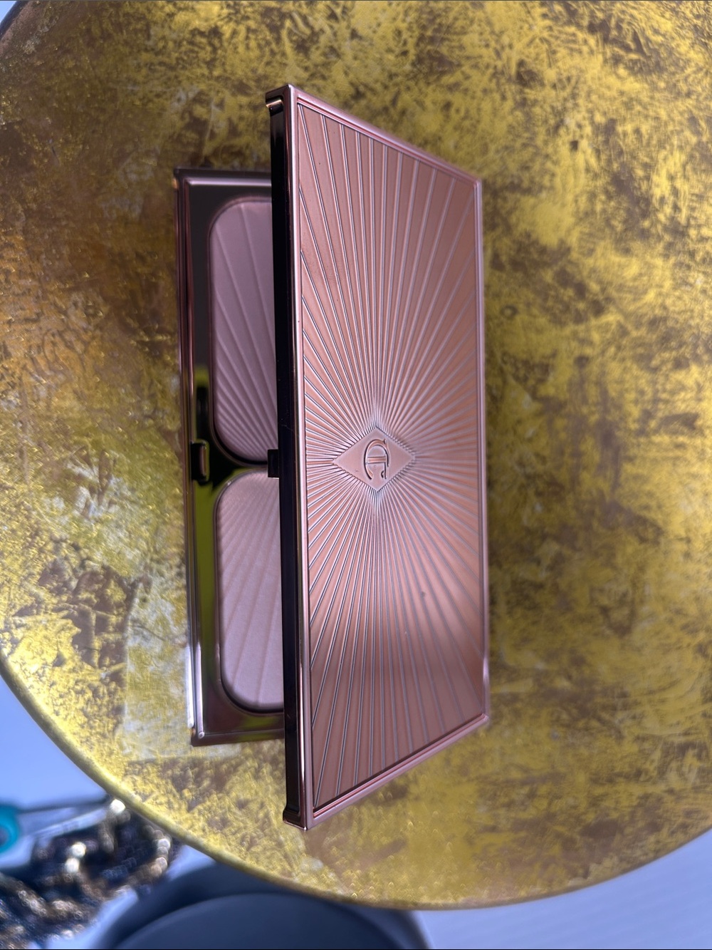 Charlotte Tilbury Rose Gold Radiant Face Duo Compact